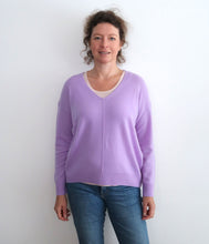 Load the image into the gallery viewer, Esisto Cashmere V-Neck Sweater