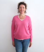 Load the image into the gallery viewer, Esisto Cashmere V-Neck Sweater