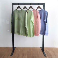 Load the image into the gallery viewer, Esisto summer cashmere jumper V-neck long sleeve