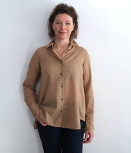 Laden Sie das Bild in den Galerie-Viewer, Lis Lareida Organza Baumwoll-Mix Bluse Lenon