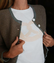 Laden Sie das Bild in den Galerie-Viewer, Railin Baumwoll T-Shirt Art Edition Jürgen Katzenberger Rundhalsausschnitt Flügelärmel