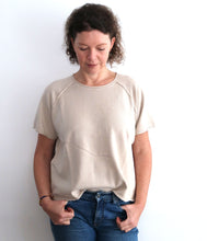 Laden Sie das Bild in den Galerie-Viewer, The Shirt Project Baumwoll Strick Shirt Rundhalsausschnitt Kurzarm