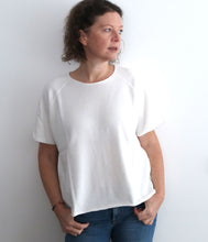 Laden Sie das Bild in den Galerie-Viewer, The Shirt Project Baumwoll Strick Shirt Rundhalsausschnitt Kurzarm