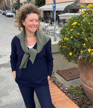 Load the image into the gallery viewer, WLNS Cashmere V-Neck Sweater