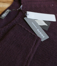 Load the image into the gallery viewer, Esisto cashmere jumper stand-up collar long sleeve