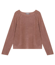 Load the image into the gallery viewer, Esisto cashmere jumper stand-up collar long sleeve