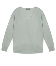 Load the image into the gallery viewer, Esisto Cashmere V-Neck Sweater