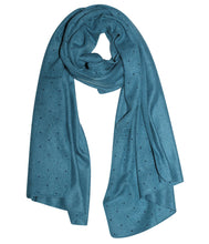 Load the image into the gallery viewer, Esisto cashmere scarf with gemstones