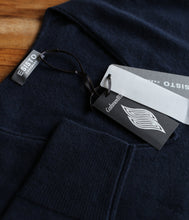 Load the image into the gallery viewer, Esisto summer cashmere jumper V-neck long sleeve