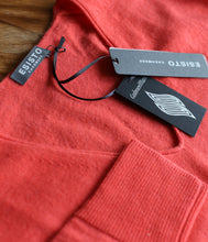 Load the image into the gallery viewer, Esisto summer cashmere jumper V-neck long sleeve