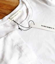 Load the image into the gallery viewer, Lareida Baumwoll Shirt Mac Rundhalsausschnitt Halbarm