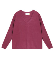 Load the image into the gallery viewer, Les tricots de Léa Cashmere Sweater Monjako V-neck