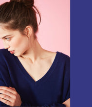 Load the image into the gallery viewer, Les tricots de Léa Cashmere Sweater Monjako V-neck