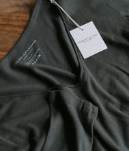 Load the image into the gallery viewer, Majestic Filatures Cotton Cashmere Shirt V-Neck Long Sleeve
