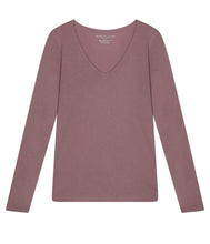 Load the image into the gallery viewer, Majestic Filatures Cotton Cashmere Shirt V-Neck Long Sleeve