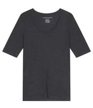 Load the image into the gallery viewer, Majestic Filatures Viscose Mix Shirt Round Neck Long Sleeve