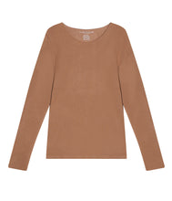 Load the image into the gallery viewer, Majestic Filatures Viscose Mix Shirt Round Neck Long Sleeve