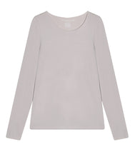 Load the image into the gallery viewer, Majestic Filatures Viscose Mix Shirt Round Neck Long Sleeve