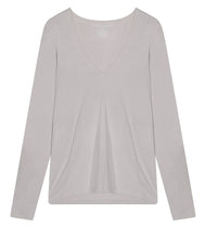 Load the image into the gallery viewer, Majestic Shirt V-Neck Long Sleeve