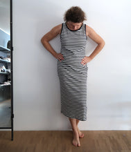 Load the image into the gallery viewer, The Shirt Project Bio-Baumwoll-Mix Trägerkleid Rippe