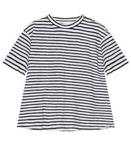 Laden Sie das Bild in den Galerie-Viewer, The Shirt Project Bio-Baumwolle Shirt Rundhals Knöpfe