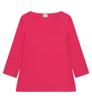 Load the image into the gallery viewer, The Shirt Project Organic cotton-modal-mix shirt round neck 3/4 sleeve