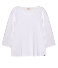 Load the image into the gallery viewer, The Shirt Project Organic cotton-modal-mix shirt round neck 3/4 sleeve