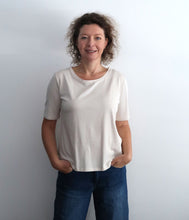 Load the image into the gallery viewer, The Shirt Project Organic cotton-modal-mix shirt round neck half-sleeve