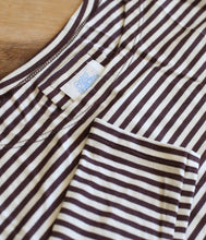 Load the image into the gallery viewer, The Shirt Project Viskose-Mix Shirt Rundhalsausschnitt Langarm Streifen