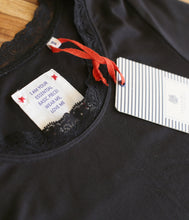 Load the image into the gallery viewer, The Shirt Project Viskose-Mix Shirt mit Spitze Langarm