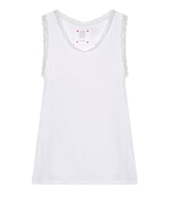 Load the image into the gallery viewer, The Shirt Project Viskose-Mix Top mit Spitze