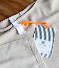 Laden Sie das Bild in den Galerie-Viewer, The Shirt Project dünner Baumwoll Strick Pullover U-Bootausschnitt 3/4 Arm