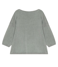 Laden Sie das Bild in den Galerie-Viewer, The Shirt Project dünner Baumwoll Strick Pullover U-Bootausschnitt 3/4 Arm