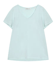 Laden Sie das Bild in den Galerie-Viewer, Trusted Handwork Baumwoll T-Shirt Toulouse V-Ausschnitt Kurzarm