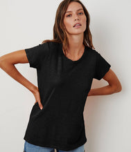 Laden Sie das Bild in den Galerie-Viewer, Velvet by Graham and Spencer Baumwoll Shirt Tilly Kurzarm