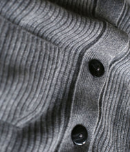 Load the image into the gallery viewer, engage Cashmere knit cardigan turtleneck