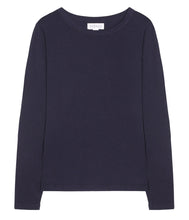 Load the image into the gallery viewer, Velvet by Graham and Spencer Cotton Shirt Liz Crew Neck Long Sleeve