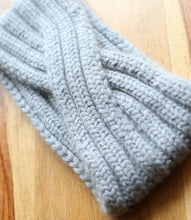 Load the image into the gallery viewer, engage cashmere headband curved