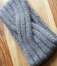 Load the image into the gallery viewer, engage cashmere headband curved