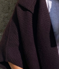 Laden Sie das Bild in den Galerie-Viewer, engage Kaschmir offene Poncho Jacke