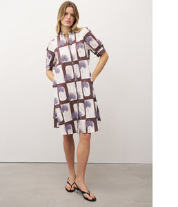 0039Italy Cotton dress Lina short sleeve