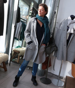 Lis Lareida thin doubleface wool mix winter coat Frisco