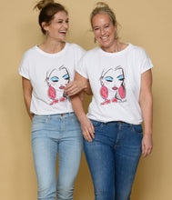 Load the image into the gallery viewer, Railin cotton T-shirt Art Edition Lilli Grill round neck short sleeve
