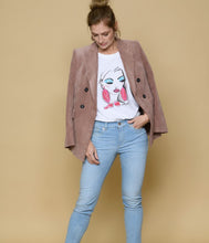 Load the image into the gallery viewer, Railin cotton T-shirt Art Edition Lilli Grill round neck short sleeve
