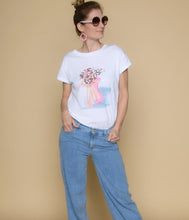 Load the image into the gallery viewer, Railin cotton T-shirt Art Edition Lilli Grill round neck short sleeve
