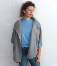 Load the image into the gallery viewer, The Shirt Project Organic cotton-modal-mix shirt boat neck 3/4 sleeve
