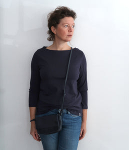 The Shirt Project Organic cotton-modal-mix shirt boat neck 3/4 sleeve