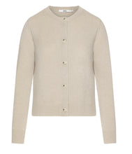 Load the image into the gallery viewer, 0039Italy cashmere-wool blend cardigan Giulia round neckline
