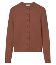 Laden Sie das Bild in den Galerie-Viewer, 0039Italy Kaschmir-Wolle-Mix Strickjacke Giulia Rundhalsausschnitt
