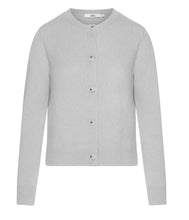 Load the image into the gallery viewer, 0039Italy cashmere-wool blend cardigan Giulia round neckline

